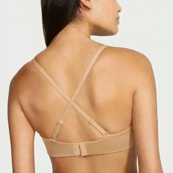 BODY BY VICTORIA Lightly Lined Smooth Strapless / strap Bra 36DD - Picture 13 of 13